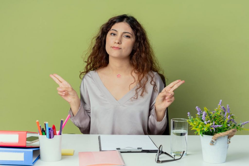 Person practicing calm breathing during holiday stress