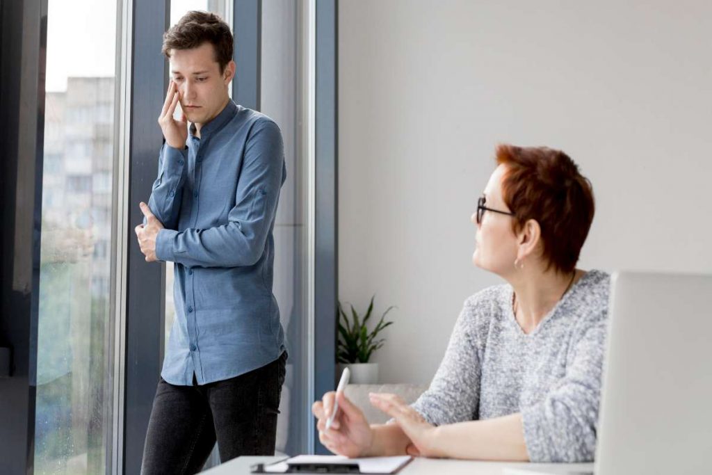 Caretaker finding balance through mindful self-care