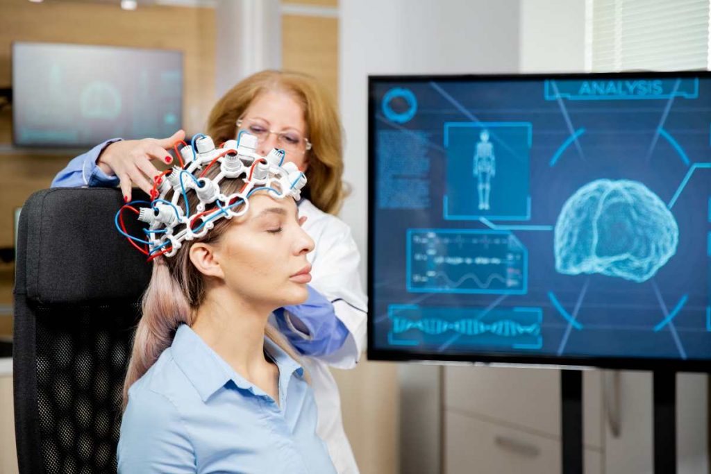 AI-powered DBT therapy app guiding stress relief